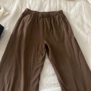 Brandy Melville brown Anastasia sweats